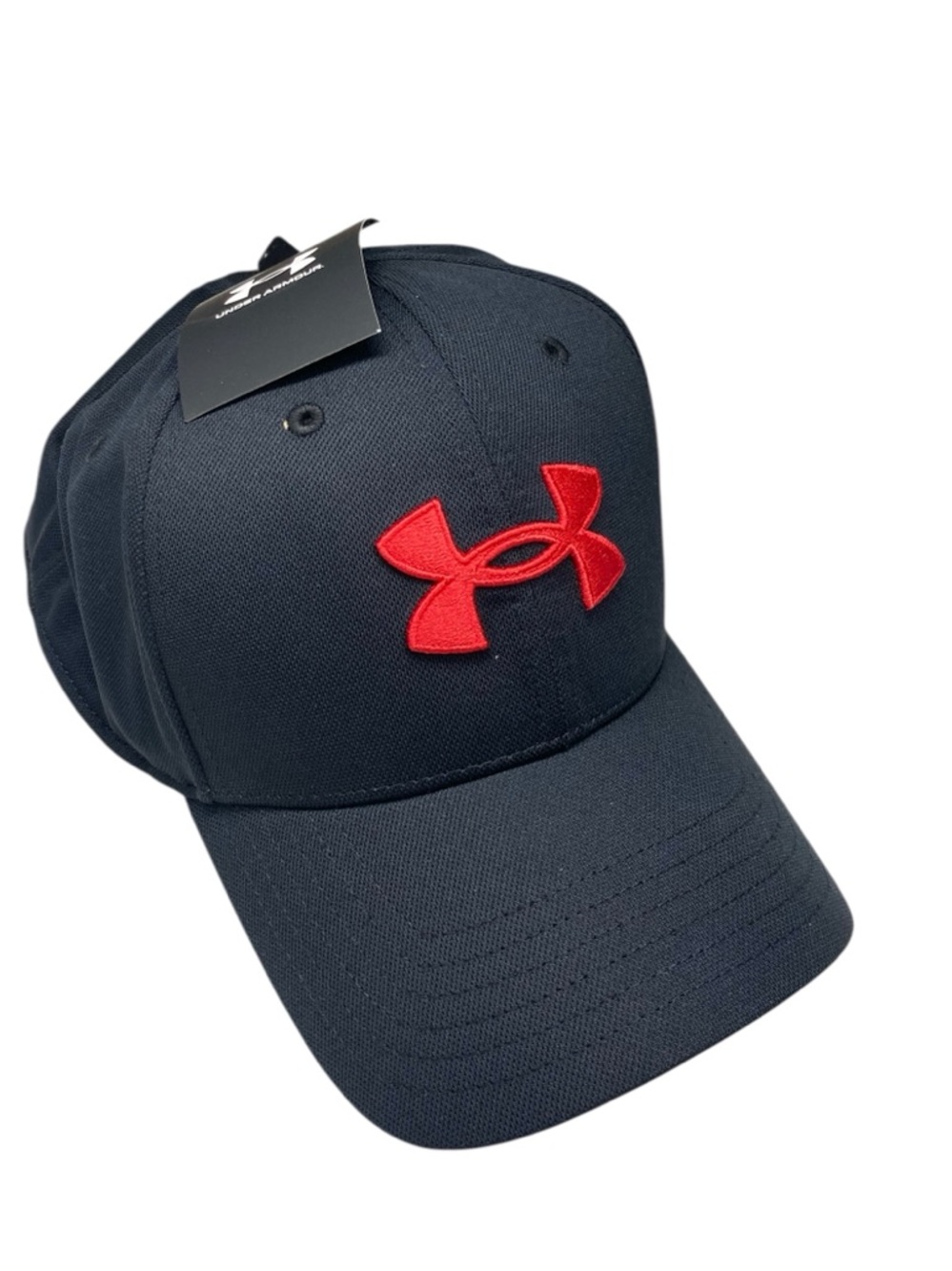 XL/2XL Under Armour Blitzing Hat Black Fitted China Embroidered on Backside NEW